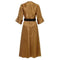 ARCHIVE - 1940s Vintage Gold Satin Dress