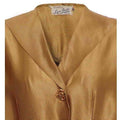 ARCHIVE - 1940s Vintage Gold Satin Dress