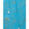 ARCHIVE - 1950s Alfred Shaheen Turquoise Cotton Dress