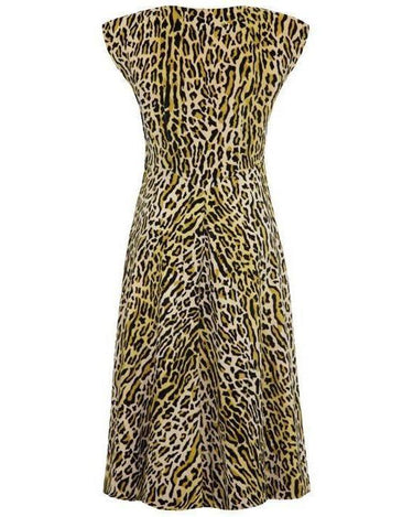 ARCHIVE - 1950s Animal Print Velvet Tarzan Dress