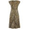 ARCHIVE - 1950s Animal Print Velvet Tarzan Dress