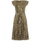 ARCHIVE - 1950s Animal Print Velvet Tarzan Dress