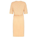 ARCHIVE - 1950s Apricot Beaded Dress Suit