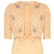 ARCHIVE - 1950s Apricot Beaded Dress Suit