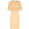 ARCHIVE - 1950s Apricot Beaded Dress Suit