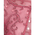 ARCHIVE - 1950s Beaded Pink Organza Bolero