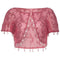 ARCHIVE - 1950s Beaded Pink Organza Bolero