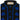 ARCHIVE - 1950s Black Cashmere Cardigan with Blue Applique