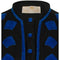 ARCHIVE - 1950s Black Cashmere Cardigan with Blue Applique