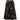 ARCHIVE - 1950s Black Silk Skirt with Gold Motif