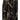 ARCHIVE - 1950s Black Silk Skirt with Gold Motif