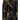 ARCHIVE - 1950s Black Silk Skirt with Gold Motif