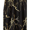 ARCHIVE - 1950s Black Silk Skirt with Gold Motif