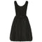 ARCHIVE - 1950s Black Taffeta Bubble Cocktail Dress