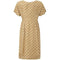 ARCHIVE - 1950s Cappuccino Silk Dress with White Polka Dots