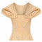 ARCHIVE - 1950s Christian Dior Demi Couture Gold Silk Evening Dress and Shawl