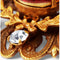 ARCHIVE - 1950s Design Joseff Of Hollywood Antique Gold Cherub Brooch