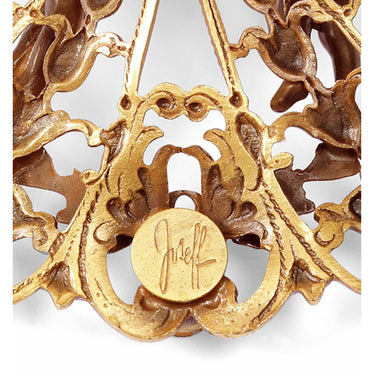 ARCHIVE - 1950s Design Joseff Of Hollywood Antique Gold Cherub Brooch