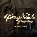 ARCHIVE - 1950s Harvey Nichols Black Silk Evening Swing Duster Coat 1950s