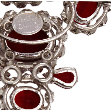 ARCHIVE - 1950s Henkel & Grosse for Christian Dior Brooch and Earrings Set
