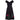 ARCHIVE - 1950s Marjorie Montgomery Black Novelty 3D Hand Painted Fish Print Dress