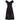 ARCHIVE - 1950s Marjorie Montgomery Black Novelty 3D Hand Painted Fish Print Dress