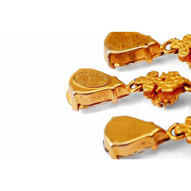 ARCHIVE - 1950s Mitchel Maer for Christian Dior Crystal Teardrop Earrings