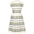 ARCHIVE - 1950s Novelty Austrian Style Musical Themed Cotton Dress