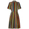 ARCHIVE - 1950s Peck & Peck Striped Silk Shirt Dress