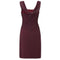 ARCHIVE - 1950s Perlmutt Plum Silk Chiffon Cocktail Dress