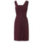ARCHIVE - 1950s Perlmutt Plum Silk Chiffon Cocktail Dress
