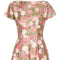 ARCHIVE - 1950s Polished Cotton Floral Dress