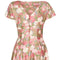 ARCHIVE - 1950s Polished Cotton Floral Dress
