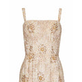 ARCHIVE - 1950s Sequined and Beaded Cream and Gold Dress