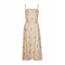 ARCHIVE - 1950s Sequined and Beaded Cream and Gold Dress