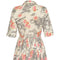 ARCHIVE - 1950s Silk Day Dress with Floral and Country Scene Print