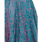 ARCHIVE - 1950s Teal and Fuchsia Brocade Cocktail Dress