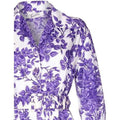 ARCHIVE - 1950s Tudor Purple Rose Print Shirt Waister Dress