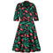 ARCHIVE - 1950s Tulip Print Cotton Dress and Jacket Set
