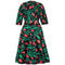 ARCHIVE - 1950s Tulip Print Cotton Dress and Jacket Set