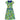ARCHIVE - 1950s Watercolour Print Dress with Blue Trim