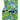 ARCHIVE - 1950s Watercolour Print Dress with Blue Trim