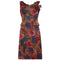 ARCHIVE - 1950s Watercolour Rose Print Dress