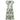ARCHIVE - 1950s White Floral Dress With Organza Overlay