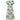 ARCHIVE - 1950s White Floral Dress With Organza Overlay