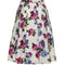 ARCHIVE - 1950s White Rose Print Cotton Dress