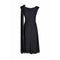ARCHIVE - 1950s Worth Demi Couture Black Silk Chiffon Dress