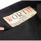 ARCHIVE - 1950s Worth Demi Couture Black Silk Chiffon Dress