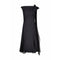 ARCHIVE - 1950s Worth Demi Couture Black Silk Chiffon Dress