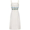 ARCHIVE - 1950s/60s Tina Leser White Sundress with 3D Embroidery